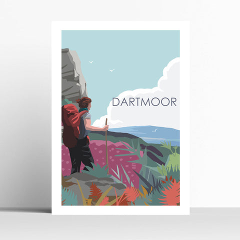 Dartmoor Walking Print