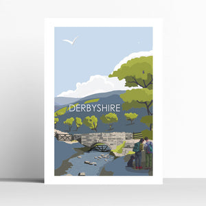 Derbyshire Walking Print