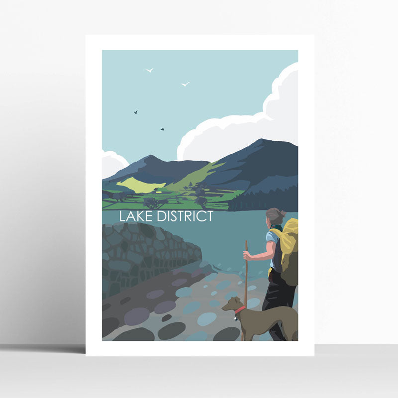 Lake District Walking Print