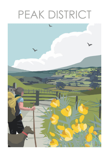 Peak District Walking Print