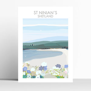 St Ninian's  Shetland Scotland Print