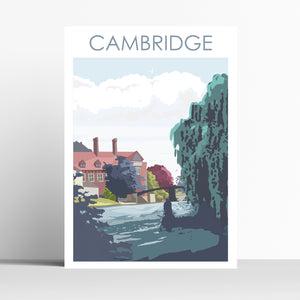 Cambridge - The River Cam Travel Print