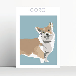 Corgi Print