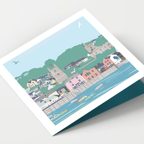 Fowey Cornwall Card