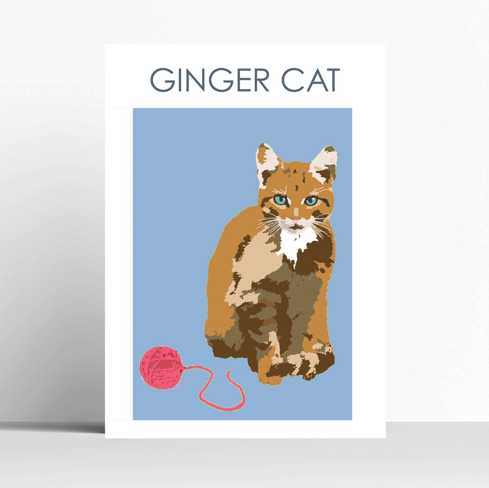 Ginger Cat Print