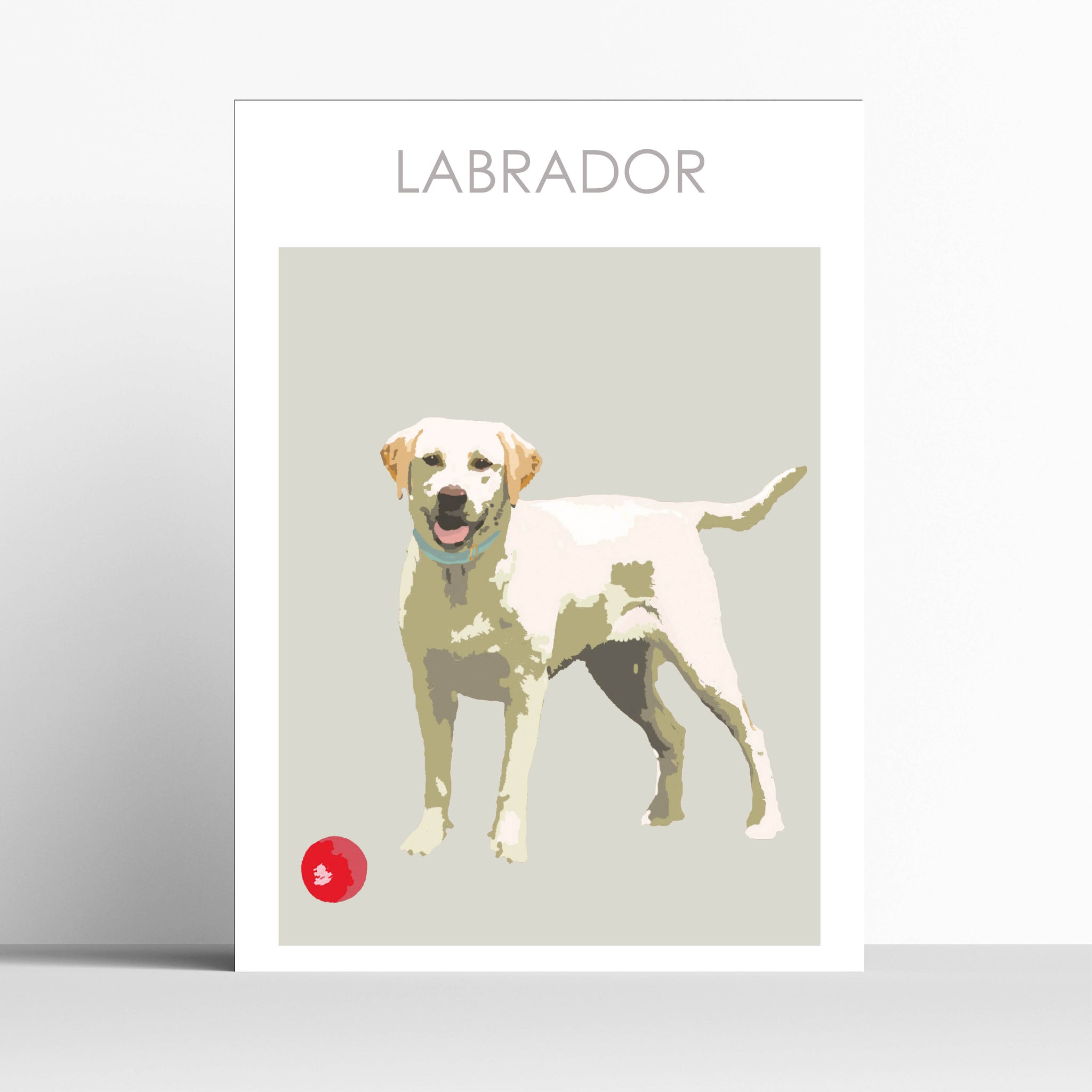 Golden Labrador Print