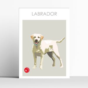 Golden Labrador Print