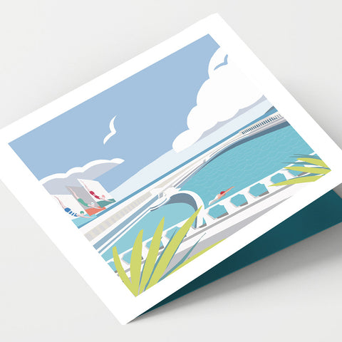 Jubilee Interior Penzance Cornwall Card