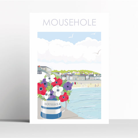 Mousehole and Anemones Cornwall
