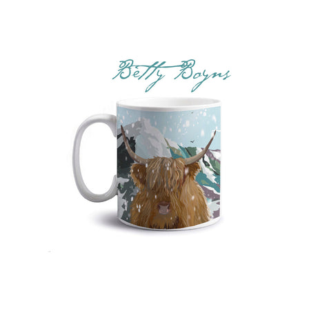 Highland Cattle Scotland Mug A lovely gift for friends and family Christmas Gift, Christmas