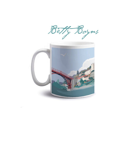 Ironbridge Shropshire Mug A lovely gift for friends and family Christmas Gift, Gifts of central England