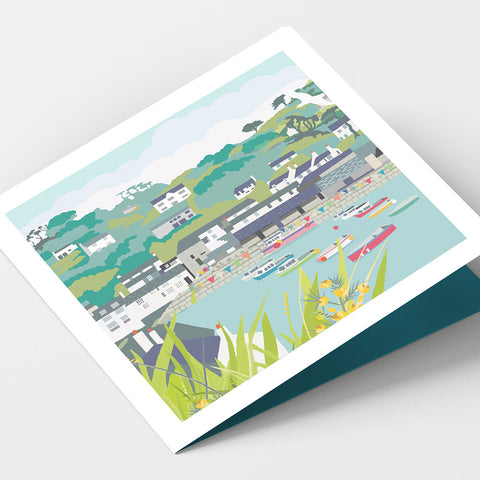 Polperro Cornwall Card