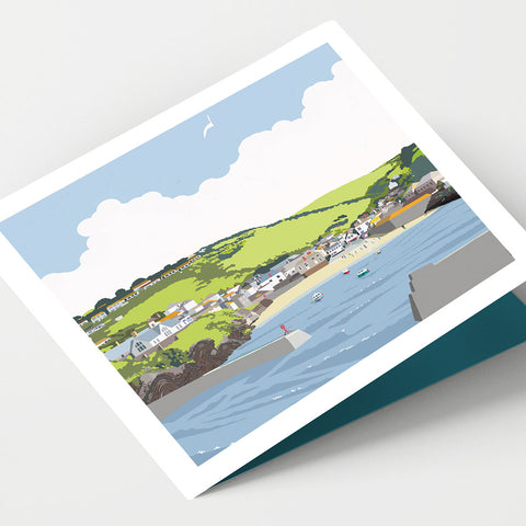 Port Isaac Cornwall Card