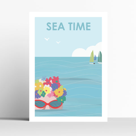 Sea Wild Swimming Print