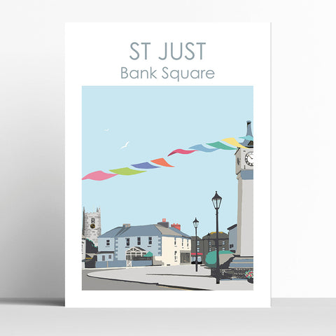 St Just Town Clock Cornwall