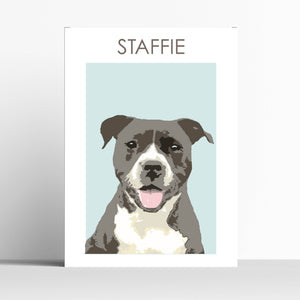 Staffordshire Bull Terrier Print