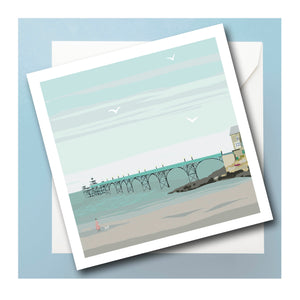 Clevedon Pier  Somerset Card